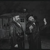 Paul Lipson and unidentified in the stage production Fiddler on the Roof