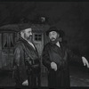 Paul Lipson and unidentified in the stage production Fiddler on the Roof