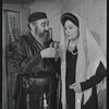 Paul Lipson and Peg Murray in the stage production Fiddler on the Roof
