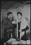 Paul Lipson and Peg Murray in the stage production Fiddler on the Roof