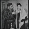 Paul Lipson and Peg Murray in the stage production Fiddler on the Roof