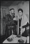 Paul Lipson and Peg Murray in the stage production Fiddler on the Roof