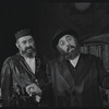 Paul Lipson and unidentified in the stage production Fiddler on the Roof