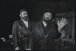 Paul Lipson and unidentified in the stage production Fiddler on the Roof