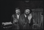 Paul Lipson and unidentified in the stage production Fiddler on the Roof