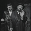 Paul Lipson and unidentified in the stage production Fiddler on the Roof