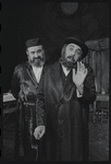 Paul Lipson and unidentified in the stage production Fiddler on the Roof