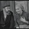 Paul Lipson and Peg Murray in the stage production Fiddler on the Roof