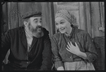 Paul Lipson and Peg Murray in the stage production Fiddler on the Roof