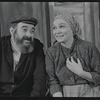 Paul Lipson and Peg Murray in the stage production Fiddler on the Roof