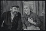 Paul Lipson and Peg Murray in the stage production Fiddler on the Roof