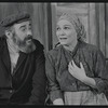 Paul Lipson and Peg Murray in the stage production Fiddler on the Roof