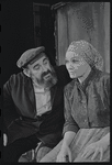 Paul Lipson and Peg Murray in the stage production Fiddler on the Roof