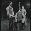 Paul Lipson, Bette Midler and unidentified in the stage production Fiddler on the Roof