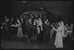 Paul Lipson, Peg Murray, Bette Midler and ensemble in the stage production Fiddler on the Roof