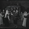 Paul Lipson, Peg Murray, Bette Midler and ensemble in the stage production Fiddler on the Roof