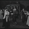 Paul Lipson, Peg Murray, Bette Midler and ensemble in the stage production Fiddler on the Roof