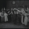 Paul Lipson, Peg Murray and ensemble in the stage production Fiddler on the Roof