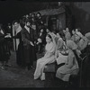 Paul Lipson, Peg Murray, Bette Midler and ensemble in the stage production Fiddler on the Roof