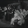 Paul Lipson, Peg Murray, Bette Midler and ensemble in the stage production Fiddler on the Roof