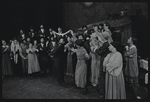 Paul Lipson, Peg Murray, Bette Midler and ensemble in the stage production Fiddler on the Roof