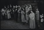 Paul Lipson, Peg Murray and ensemble in the stage production Fiddler on the Roof