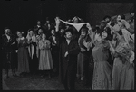 Peg Murray, Paul Lipson and ensemble in the stage production Fiddler on the Roof