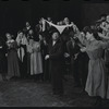 Peg Murray, Paul Lipson and ensemble in the stage production Fiddler on the Roof