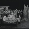 Peg Murray, Paul Lipson and ensemble in the stage production Fiddler on the Roof