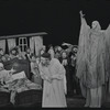 Peg Murray, Paul Lipson and ensemble in the stage production Fiddler on the Roof