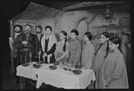 Paul Lipson, Peg Murray, Bette Midler and ensemble in the stage production Fiddler on the Roof