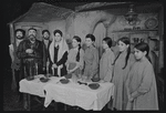 Paul Lipson, Peg Murray, Bette Midler and ensemble in the stage production Fiddler on the Roof