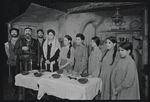 Paul Lipson, Peg Murray, Bette Midler and ensemble in the stage production Fiddler on the Roof