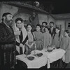 Paul Lipson, Peg Murray, Bette Midler and ensemble in the stage production Fiddler on the Roof
