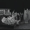 Peg Murray, Paul Lipson and ensemble in the stage production Fiddler on the Roof