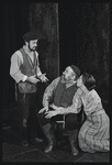 Paul Lipson, Mimi Turque and unidentified in the stage production Fiddler on the Roof