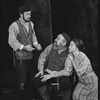 Paul Lipson, Mimi Turque and unidentified in the stage production Fiddler on the Roof