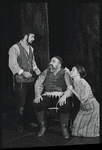 Paul Lipson, Mimi Turque and unidentified in the stage production Fiddler on the Roof