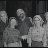 Paul Lipson, Peg Murray and unidentified others in the stage production Fiddler on the Roof