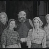 Paul Lipson, Peg Murray and unidentified others in the stage production Fiddler on the Roof