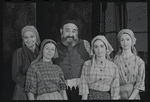Paul Lipson, Peg Murray and unidentified others in the stage production Fiddler on the Roof