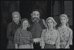 Paul Lipson, Peg Murray and unidentified others in the stage production Fiddler on the Roof