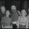 Paul Lipson, Peg Murray and unidentified others in the stage production Fiddler on the Roof