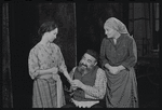 Paul Lipson, Peg Murray and unidentified in the stage production Fiddler on the Roof