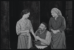 Paul Lipson, Peg Murray and unidentified in the stage production Fiddler on the Roof