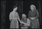 Paul Lipson, Peg Murray and unidentified in the stage production Fiddler on the Roof