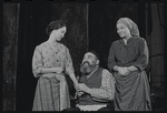 Paul Lipson, Peg Murray and unidentified in the stage production Fiddler on the Roof