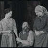 Paul Lipson, Peg Murray and unidentified in the stage production Fiddler on the Roof