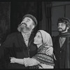 Paul Lipson, Susan Hufford and Michael Zaslow in the stage production Fiddler on the Roof