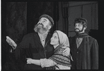 Paul Lipson, Susan Hufford and Michael Zaslow in the stage production Fiddler on the Roof